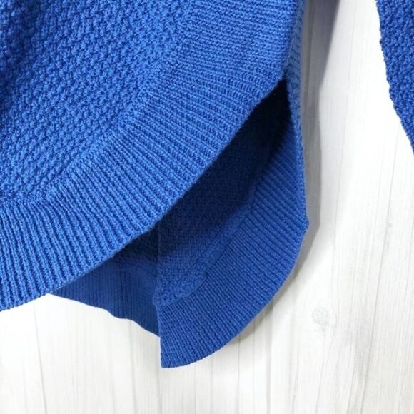 CASLON Blue Texture Knit Tunic Sweater - Picture 5 of 7